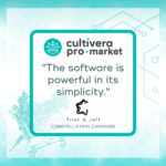 square teal testimonial quote graphic