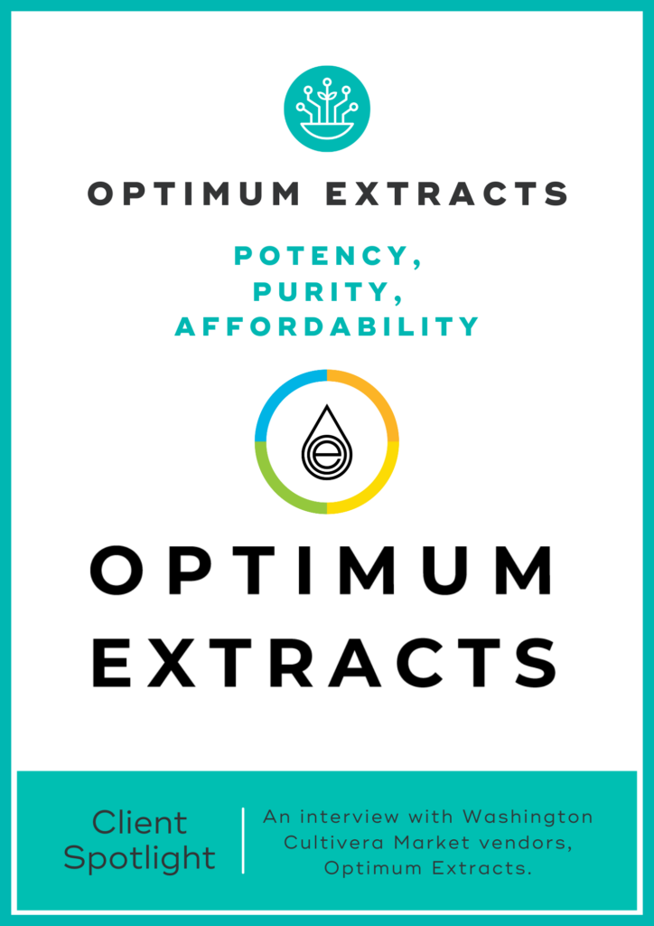 Click this cover to sign up for the Cultivera Market Spotlight on Optimum Extracts