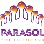 purple and orange Parasol Premium logo