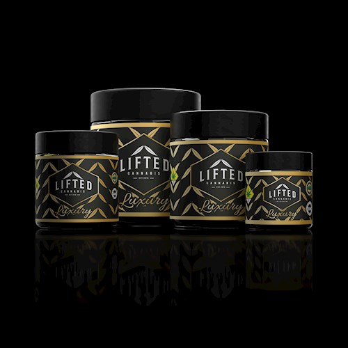 photo of lifted cannabis product jars from cultivera market